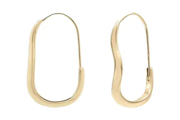 Shashi Mia Wave Hoop Earring