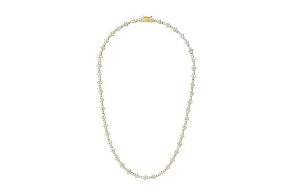 Jooel Sabine Dainty Gold Tennis Necklace