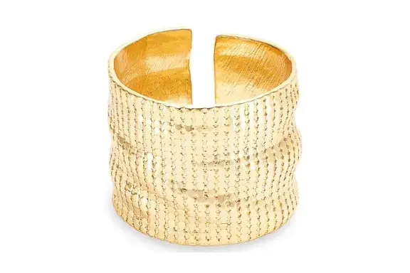 Karine Sultan Chainmail Cuff Bracelet