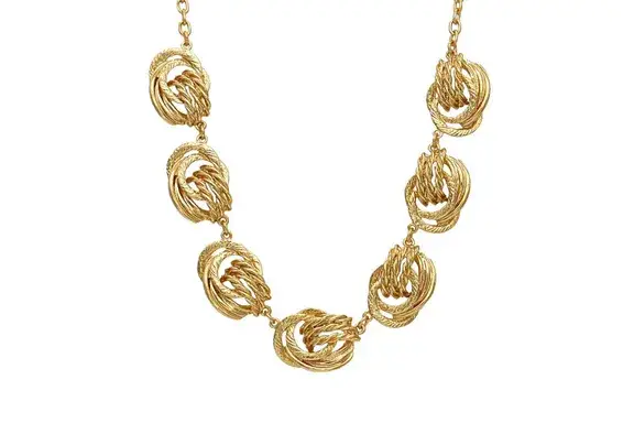 Karine Sultan Knots Statement Necklace
