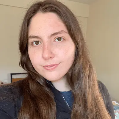 Close-up of e.l.f. Cosmetics Holy Hydration Eye Cream swiped on hand